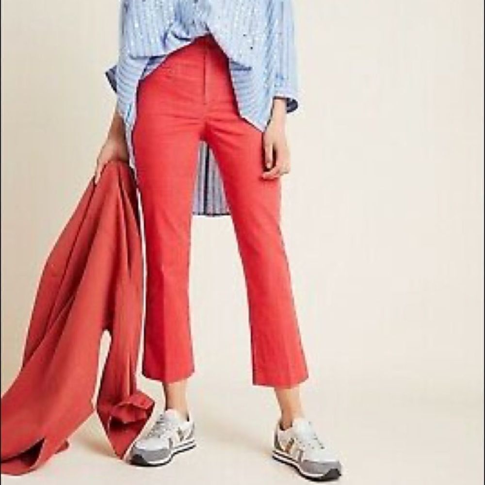 ✨ Anthropologie The Essential Corduroy Cropped Flare Pants✨